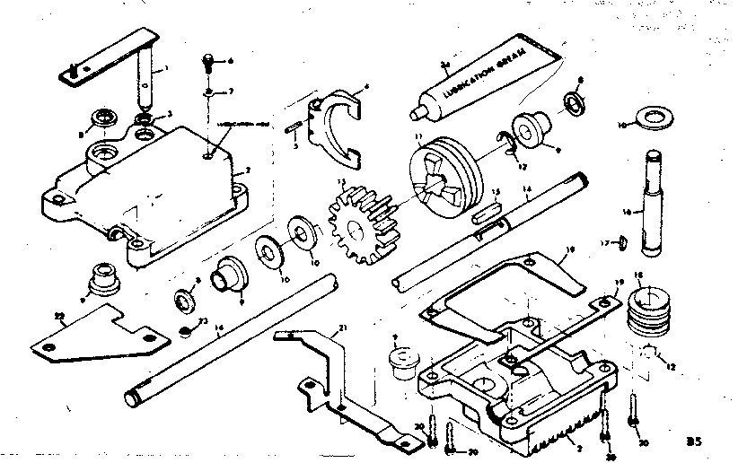 Gear case assembly