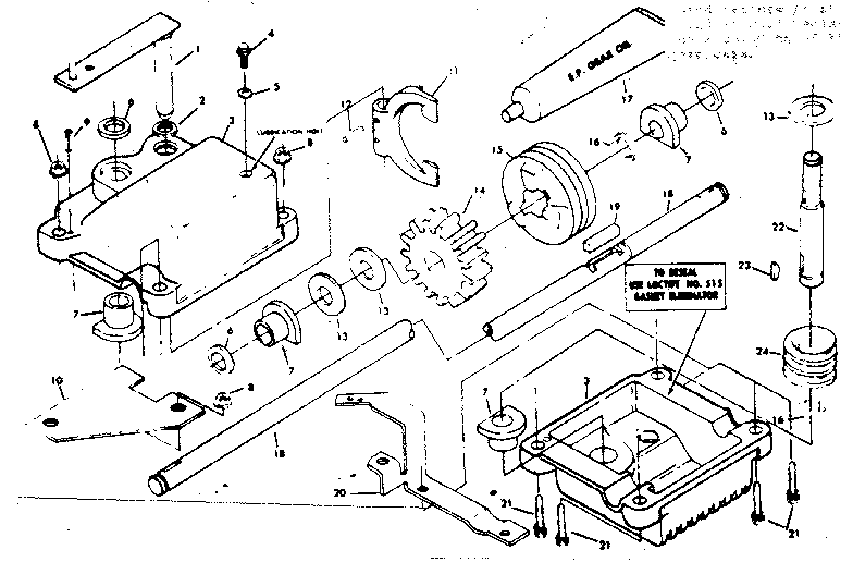 Gear case assembly