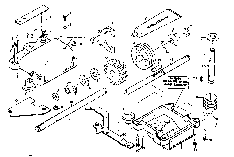 Gear case assembly