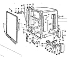 Kenmore 587797500 tub assembly diagram