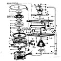 Kenmore 587797500 motor & pump details diagram