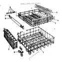 Kenmore 587797500 rack assembly diagram