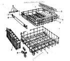 Kenmore 587797500 rack assembly diagram