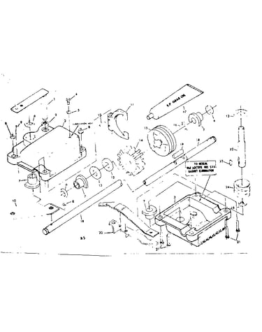 Gear case assembly (no. 83492)