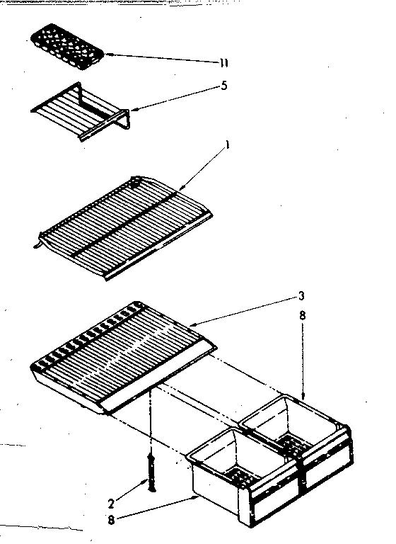 Shelf parts