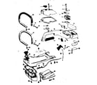 Craftsman 358350861 handle assembly diagram