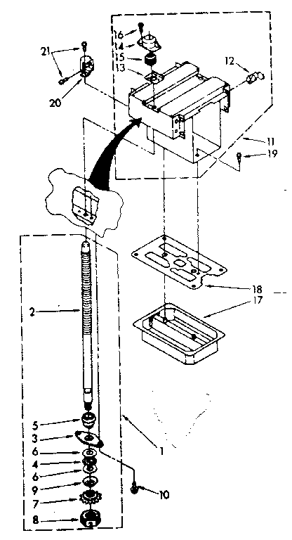 Power screw and ram parts