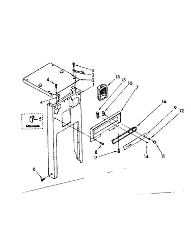 Panel and control parts