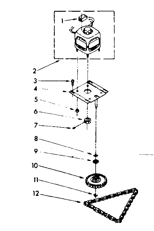 Motor and drive parts
