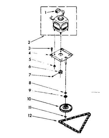 Motor and drive parts