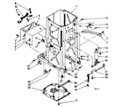 Kenmore 6651388550 frame parts diagram