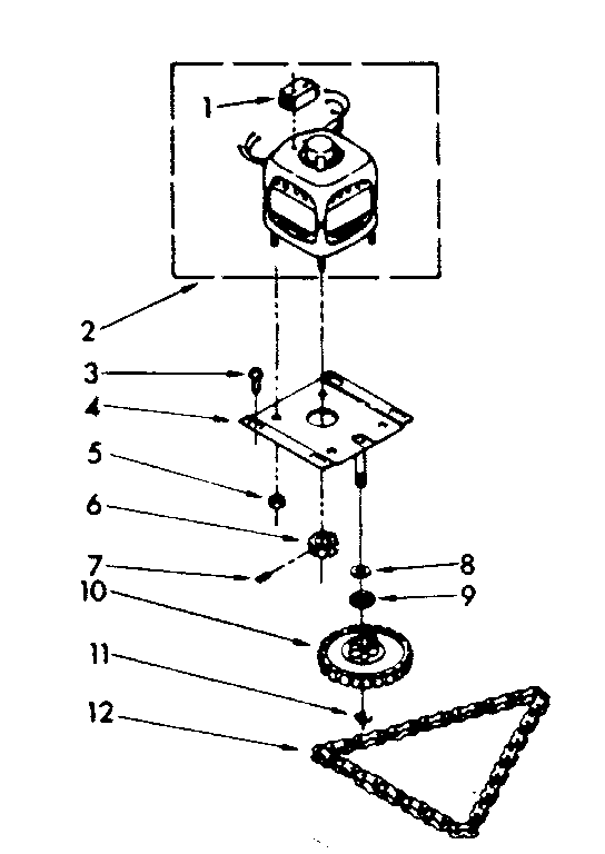 Motor and drive parts
