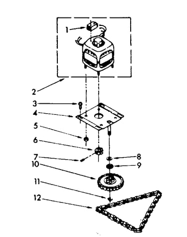 Motor and drive parts