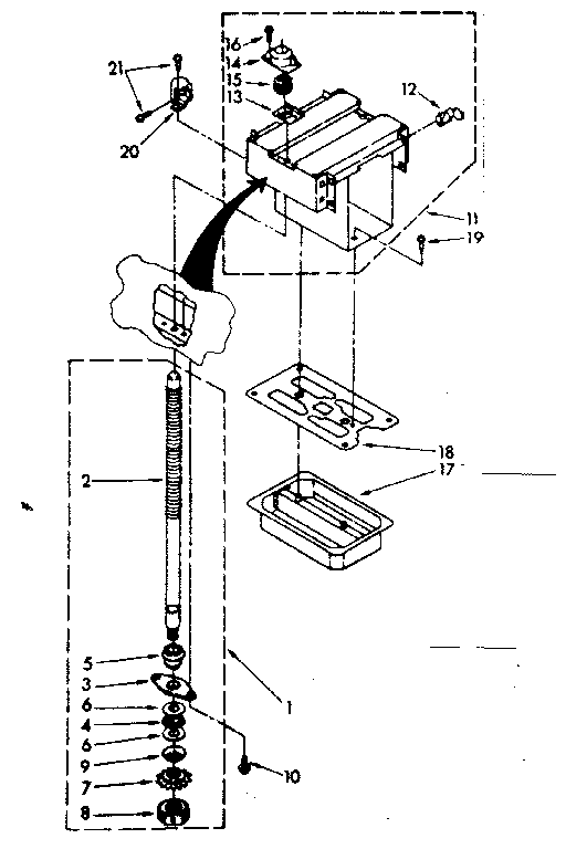 Power screw and ram parts