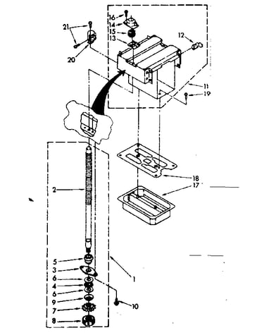 Power screw and ram parts