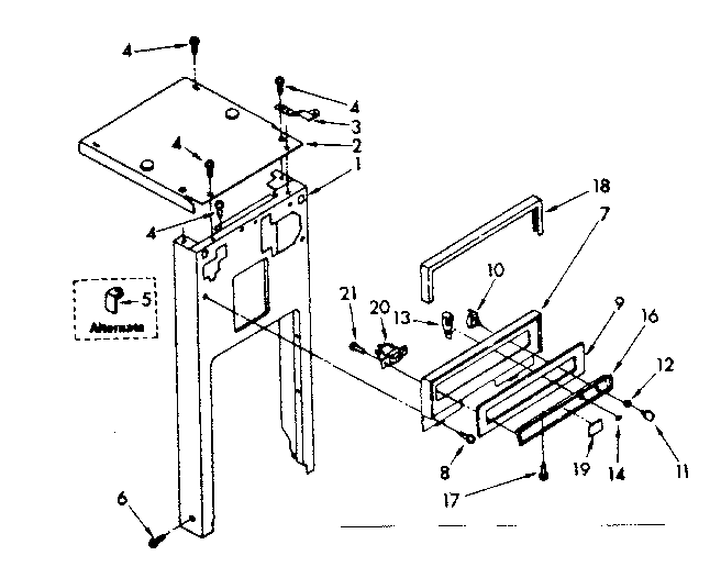 Panel and control parts
