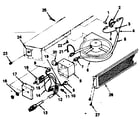 Kenmore 143840500 blower assembly diagram