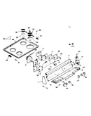 Control panel and cooktop assemblies