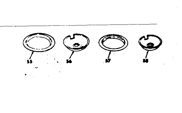 Optional porcelain pan and chrome ring kit