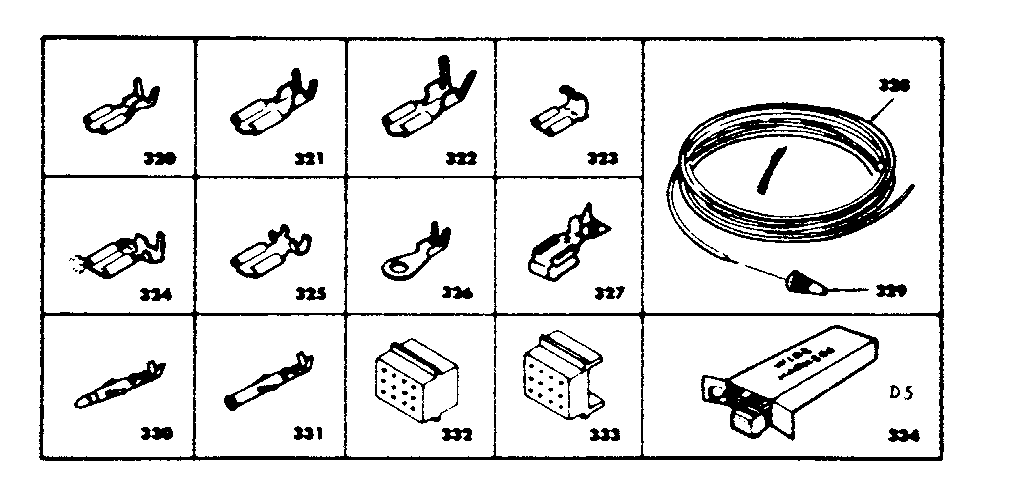 Wiring and wiring terminals
