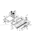 Control panel and cooktop assemblies
