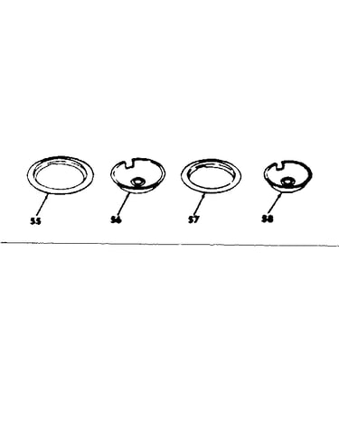 Optional porcelain pan and chrome ring kit