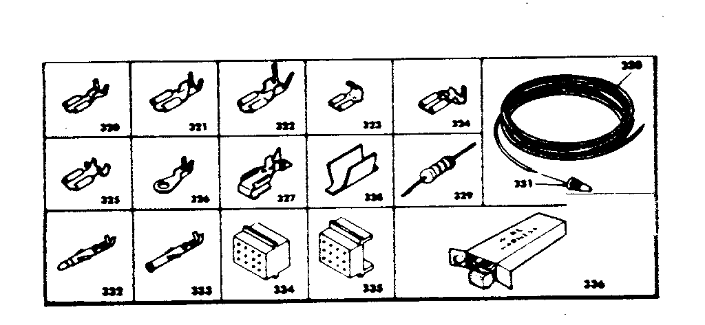 Wiring and wiring terminals
