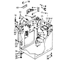 Kenmore 1107205701 cabinet parts diagram