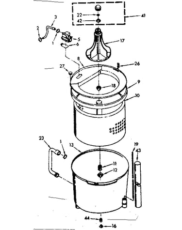 Tub and basket assembly