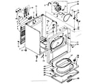 Kenmore 11086572720 cabinet parts diagram