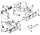 Kenmore 1068556711 air flow and control parts diagram