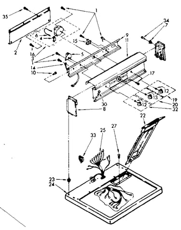 Top and console parts