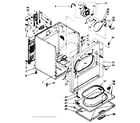Kenmore 11086471810 cabinet parts diagram