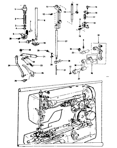 Presser bar assembly