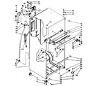 Kenmore 1068656372 cabinet parts diagram