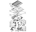 Kenmore 1068656352 compartment separator parts diagram