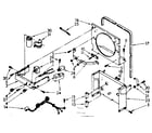 Kenmore 106853480 frame and control parts diagram