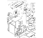 Kenmore 1106817800 machine sub-assembly diagram