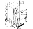 Kenmore 1068630565 cabinet parts diagram