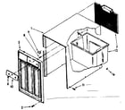 Kenmore 106853481 cabinet parts diagram