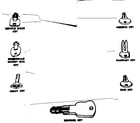 Kenmore 751SOURCE keys diagram