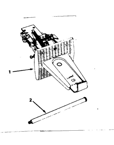 Blank coin chute