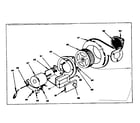 Kenmore 85416 optional blower stock no. 2091-3 diagram