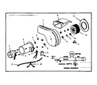 Kenmore 155464150 optional forced air blower diagram