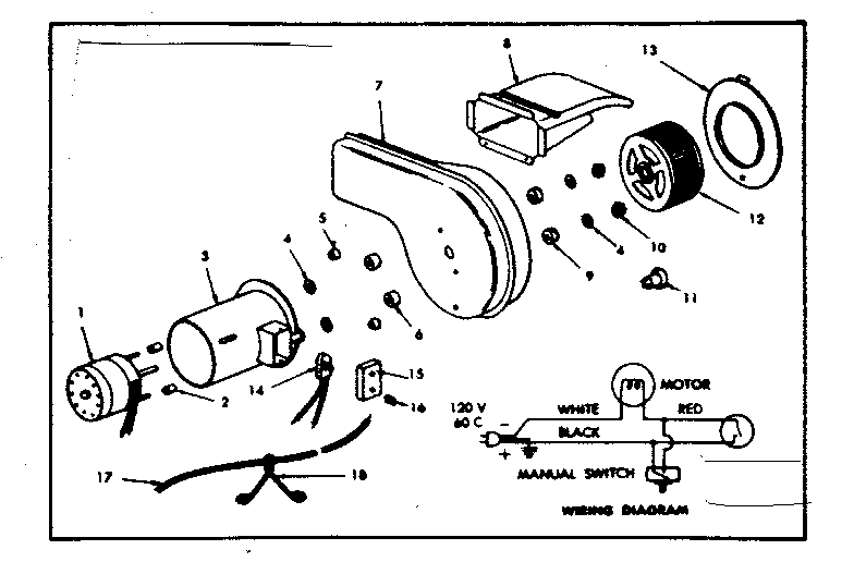 Optional forced air blower