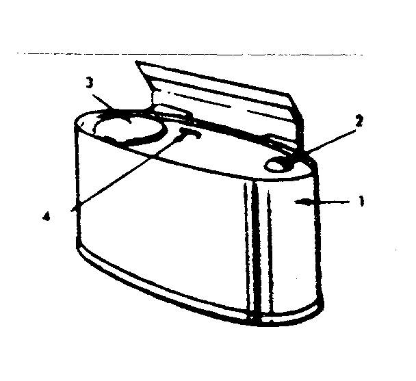Oil heating tank