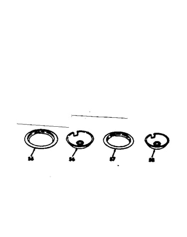 Optional porcelain pan and chrome ring kit
