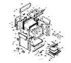 Kenmore 6284528591 body assembly diagram