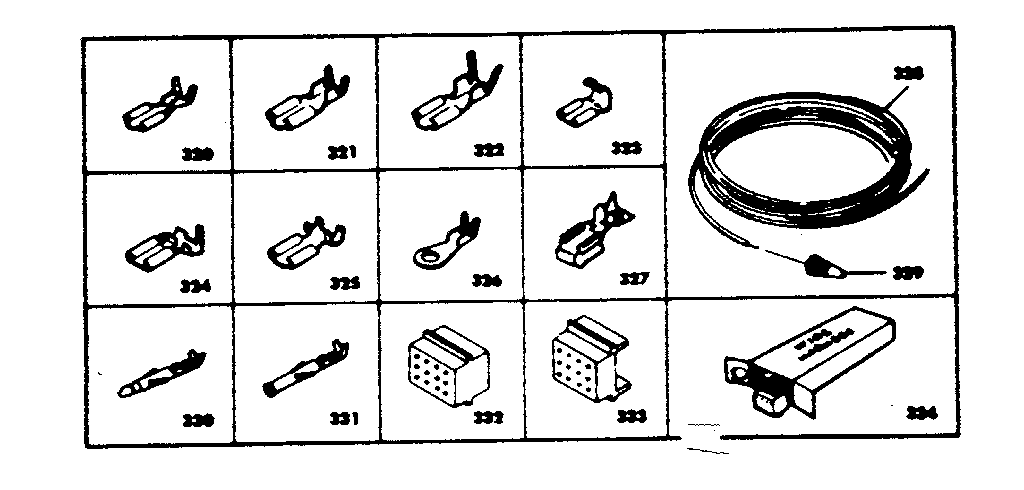 Wiring and wiring terminals