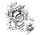 Kenmore 6284538551 body assembly diagram